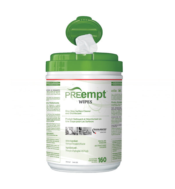 PREempt Virox Disinfectant Wipe 6" x 7"