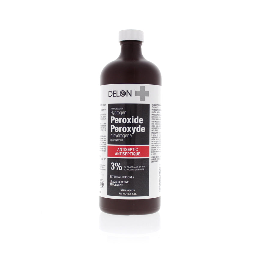 Delon Hydrogen Peroxide 3% 473 mL Bottle