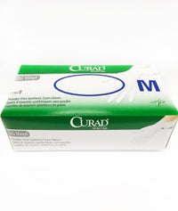 CURAD 3G Powder-Free Synthetic Vinyl Exam Glove White - M