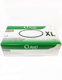 CURAD 3G Powder-Free Synthetic Vinyl Exam Glove White - XL