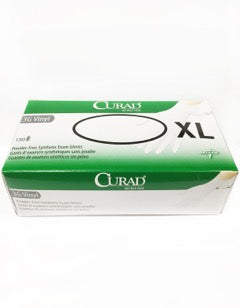 CURAD 3G Powder-Free Synthetic Vinyl Exam Glove White - XL