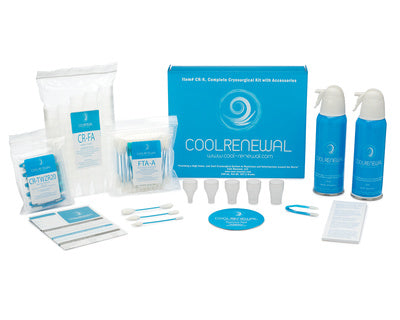 Cool Renewal Cryosurgical Starter Kit Kit with 2 Canisters 130 Freezes