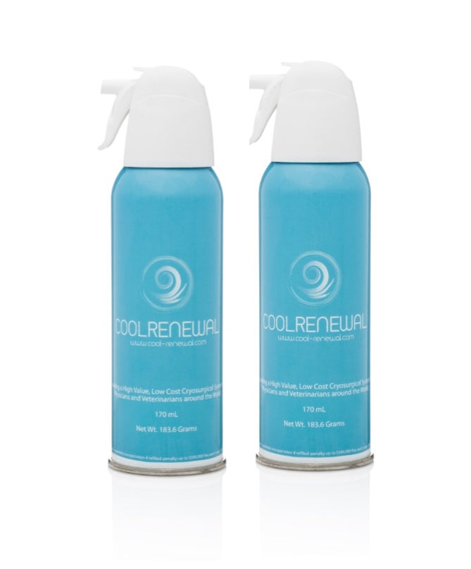 Cool Renewal Cryosurgical Replacement Canister Twin Pack130 Freezes 2 Replacement Canisters 130 Freezes