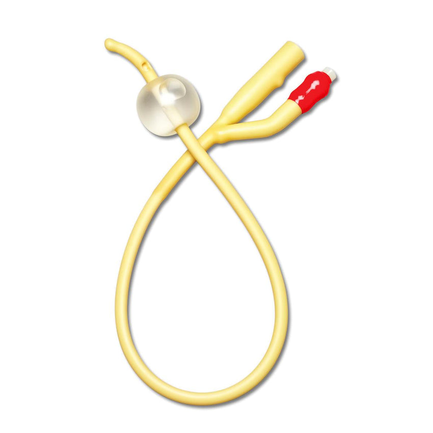 Medline Sterile 2-Way Silicone-Elastomer Coated Latex Foley Catheter with CoudeTip 10cc 18 Fr (Copy) (Copy)