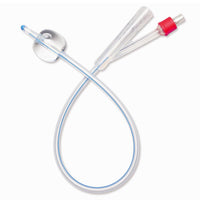 Medline SelectSilicone 2-Way 100% Silicone Foley Catheter 10cc 18 Fr