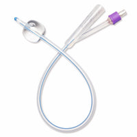 Medline SelectSilicone 2-Way 100% Silicone Foley Catheter 30cc 22 Fr