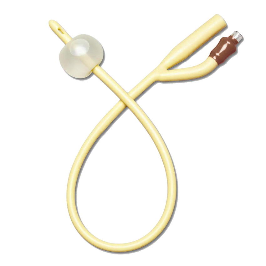 Medline Silicone-Elastomer-Coated Latex Pediatric Foley Catheter 8 Fr 3mL size 5mL Max Inflation