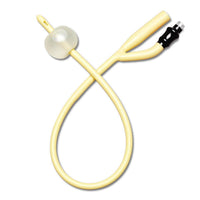 Medline Silicone-Elastomer-Coated Latex Pediatric Foley Catheter 10 Fr 3mL Size 5mL Maximum Inflation