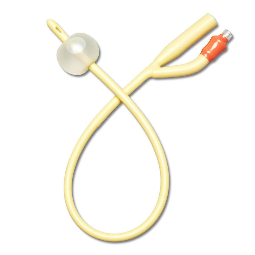 Medline Silicone-Elastomer-Coated Latex Foley Catheter 16 Fr 10cc