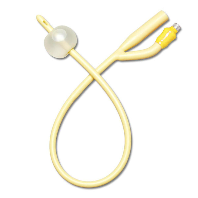 Medline Silicone-Elastomer-Coated Latex Pediatric Foley Catheter 20 Fr 30cc