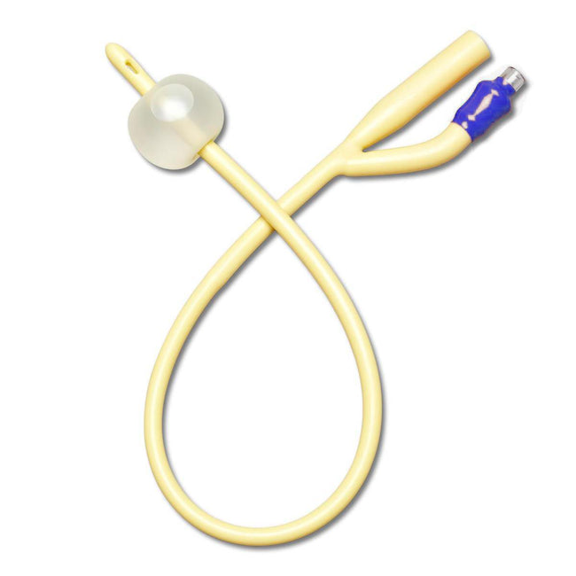 Medline Silicone-Elastomer-Coated Latex Foley Catheter 24 Fr 10cc