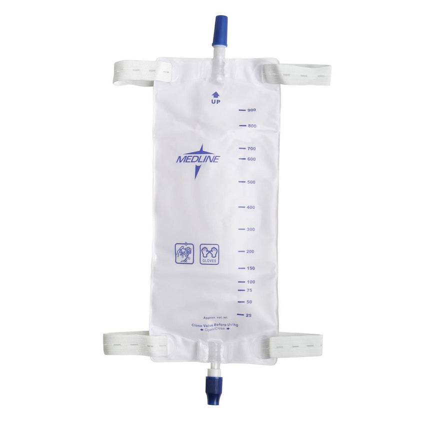 Medline Leg Bag with Twist Valve 32 oz. Large