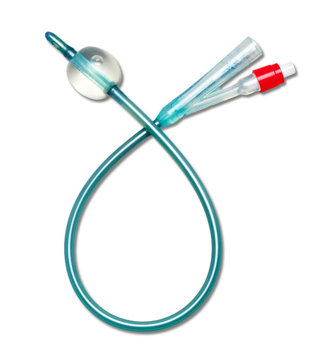 Medline SilverTouch Sterile 100%-Silicone Foley Catheter 10cc  18 Fr 10cc
