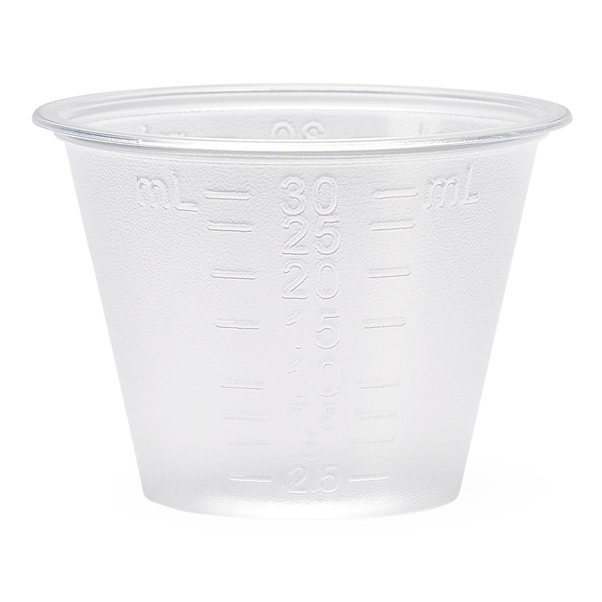 Medline Non-Sterile Graduated Plastic Medicine Cup 30 mL
