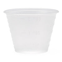 Medline Non-Sterile Graduated Plastic Medicine Cup 1 oz.