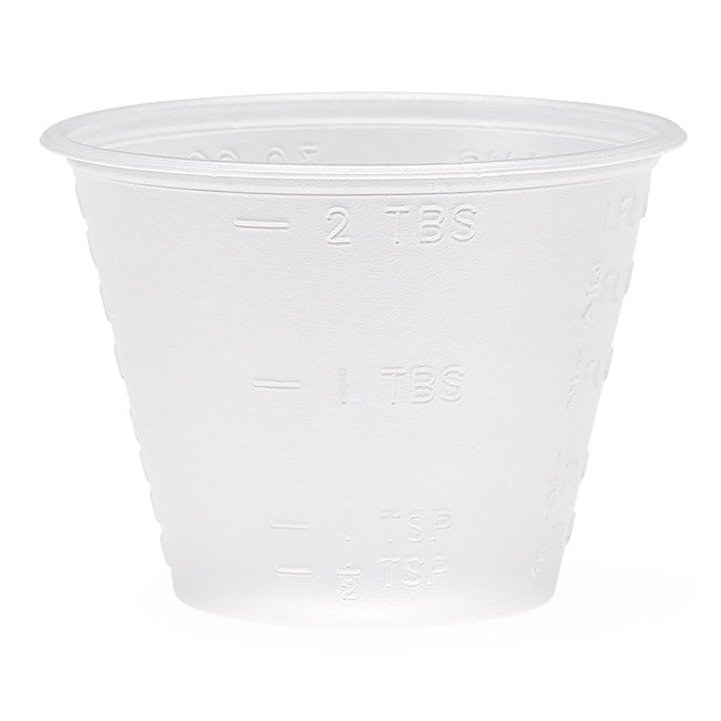 Medline Non-Sterile Graduated Plastic Medicine Cup 1 oz.