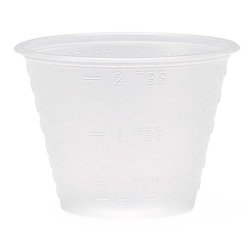 Medline Non-Sterile Graduated Plastic Medicine Cup 1 oz.