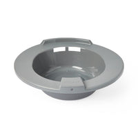 Medline Sitz Bath Plastic Basin Set with 2 Bags and Tubing, Graphite, 2.11 qt. (2 L)