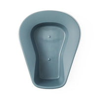 Medline Single-Use High-Rolled-Front Plastic Pontoon Bedpan, Graphite