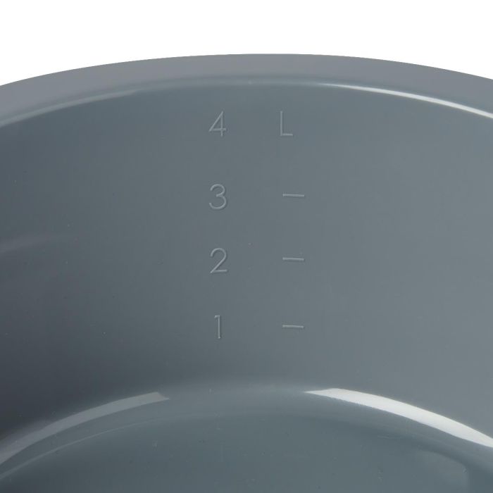 Medline Single-Use Round Wash Basin; Graphite, 5 qt. (4.7 L)