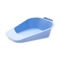Medline Autoclavable Plastic Adult Fracture Bedpan; Blue