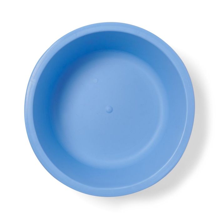 Medline Autoclavable Plastic Round Wash Basin, Blue, 5 qt. (4.7 L)