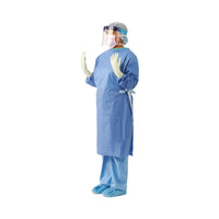 Medline Eclipse Sterile Non-Reinforced Surgical Gown with Set-In Sleeves Level2 Small