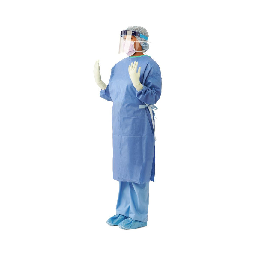 Medline Eclipse Sterile Non-Reinforced Surgical Gown with Set-In Sleeves Level2 Small