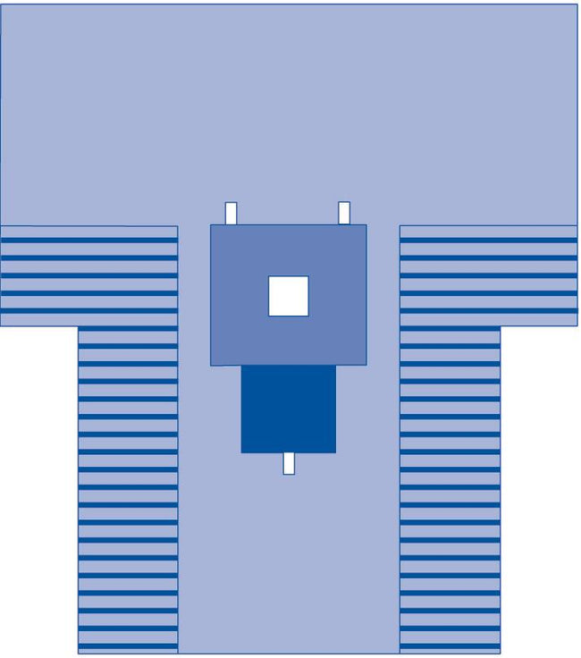 Medline Pediatric Laparotomy Surgical T-Drape 98" x 78" x 121"