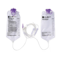 EntraFlo H2O Dual Channel Enteral Feeding Set with ENFit Connector Safety 1 L Feed