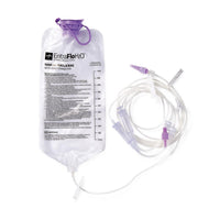 EntraFlo H2O Dual Channel Enteral Feeding Set with ENFit Connector Safety Spike Plus Set