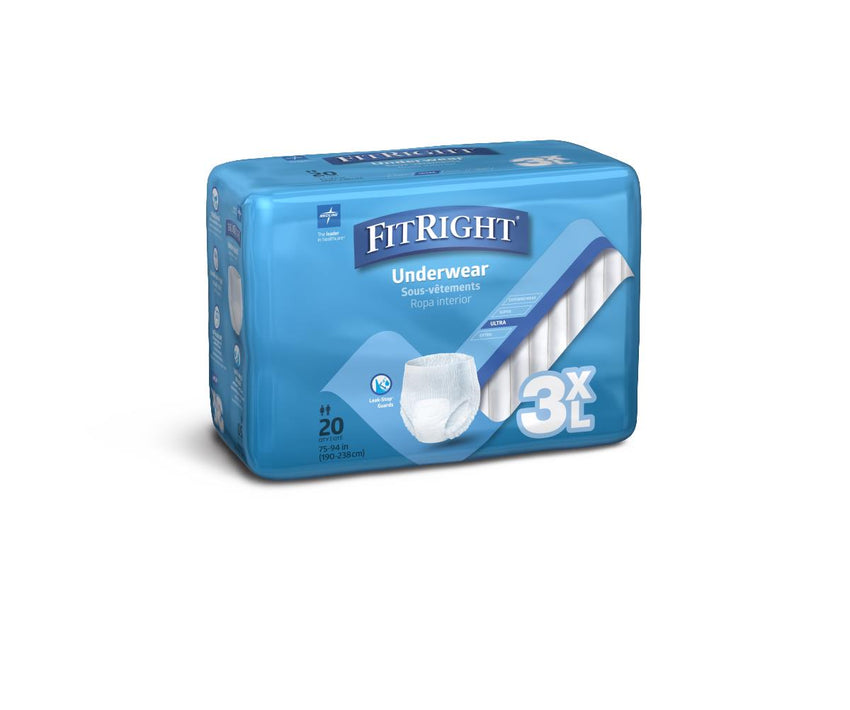 FitRight Bariatric Protective Underwear - 3XL 75" - 94"