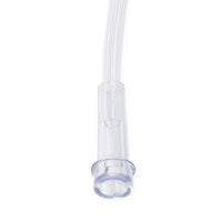 Medline Clear Crush-Resistant Oxygen Tubing with Standard Connector 7'