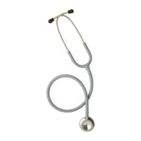 Medline Elite Dual-Head Stainless-Steel Stethoscope, 22" (56 cm); Gray EACH
