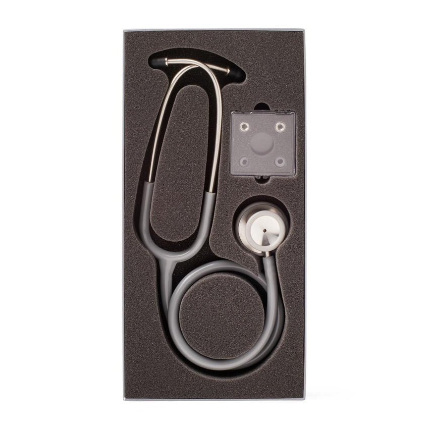 Medline Elite Dual-Head Stainless-Steel Stethoscope, 22" (56 cm); Gray EACH