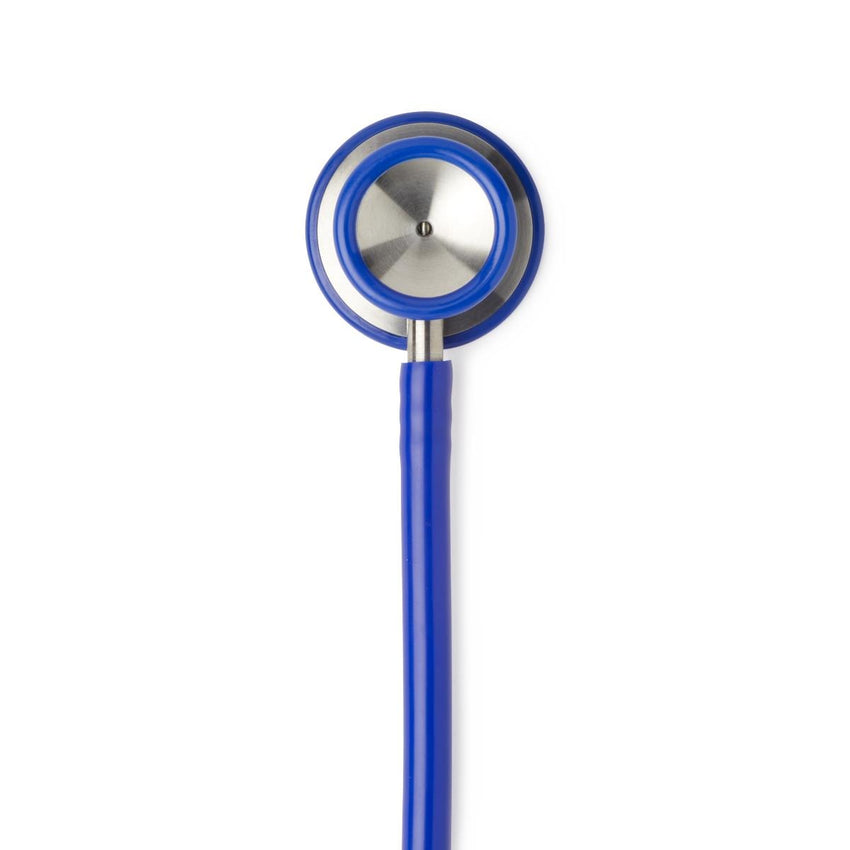 Medline Elite Dual-Head Stainless-Steel Stethoscope, 22" (56 cm); Blue EACH
