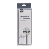 Medline Lightweight Single-Head Stethoscope, 22" (56 cm); Grey EACH