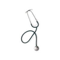Medline Lightweight Single-Head Stethoscope, 22" (56 cm); Hunter Green EACH