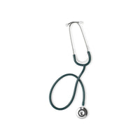 Medline Lightweight Dual-Head Stethoscope, 22" (56 cm); Green EACH