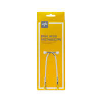 Medline Lightweight Dual-Head Stethoscope, 22" (56 cm); Yellow EACH