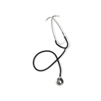 Medline Lightweight Dual-Head Stethoscope, 22" (56 cm); Black EACH