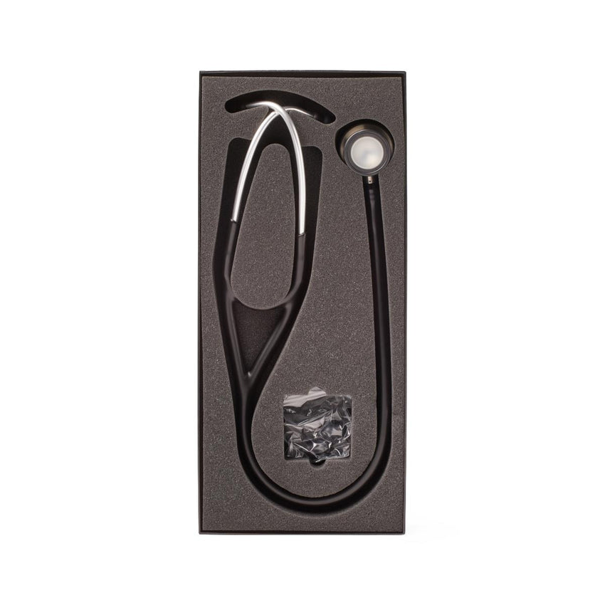 Synergy Dual-Frequency Dual-Head Cardiology Stethoscope, Black