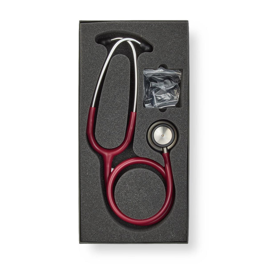 Synergy Dual-Frequency Dual-Head Stethoscope, Burgundy