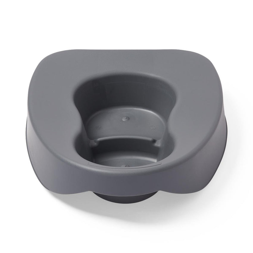 Medline Bariatric Bedpan, contour, Graphite