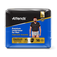 Attends Premium Underwear for Men, XL