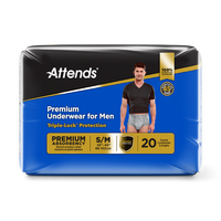 Attends Premium Underwear for Men, S/M
