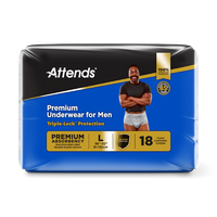 Attends Premium Underwear for Men, Large