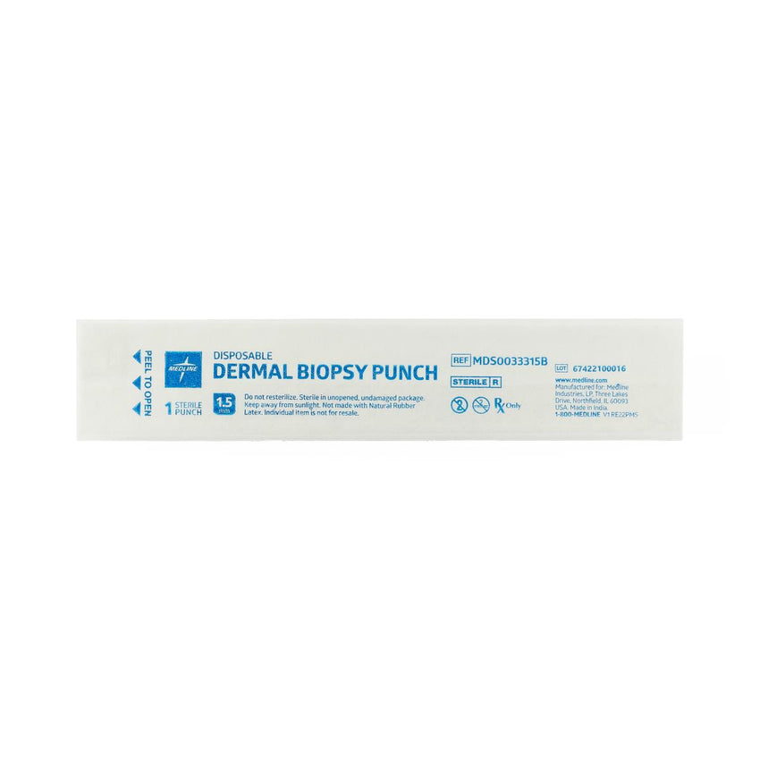 Medline Sterile Biopsy Punch Diameter 1.5 mm