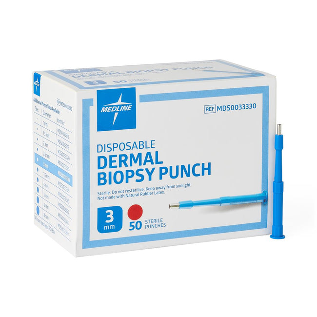 Medline Sterile Biopsy Punch Diameter 3 mm