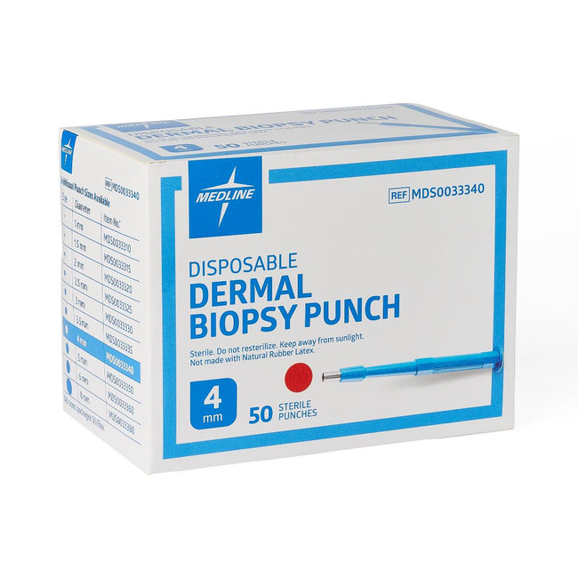 Medline Sterile Biopsy Punch Diameter 4 mm